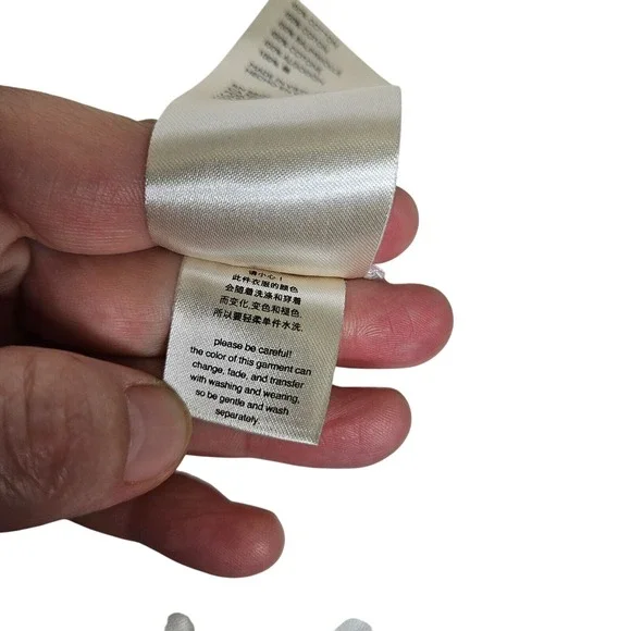 We The Free People Tunic Top XS White Long Sleeve Button Frayed Gauzy Oversized - Picture 7 of 10